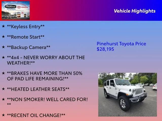 2018 Jeep Wrangler Unlimited Sahara 4x4