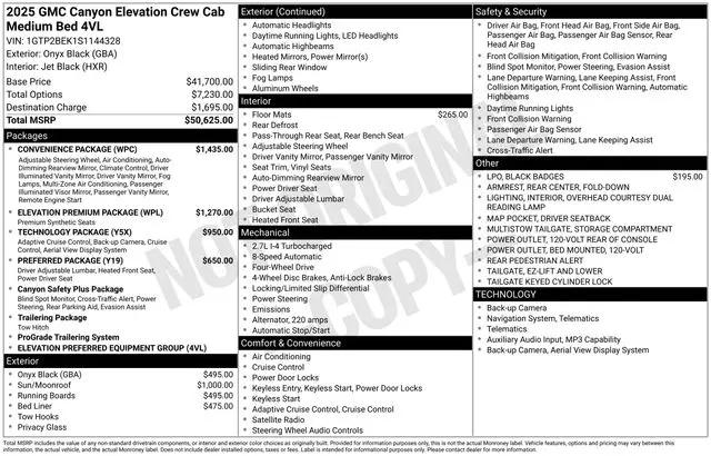 2025 GMC Canyon 4WD Elevation