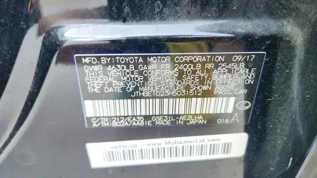 2017 Lexus IS 350 IS 350