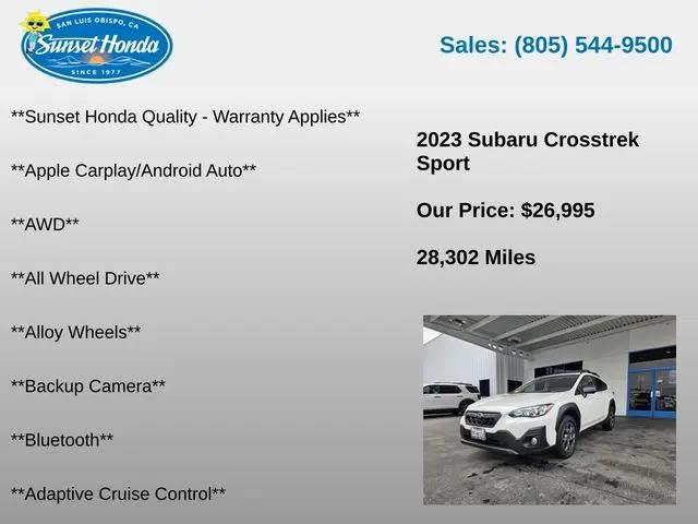 2023 Subaru Crosstrek Sport