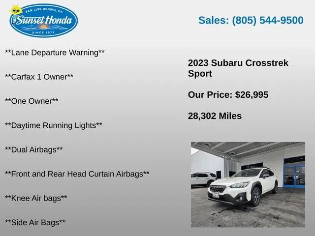 2023 Subaru Crosstrek Sport