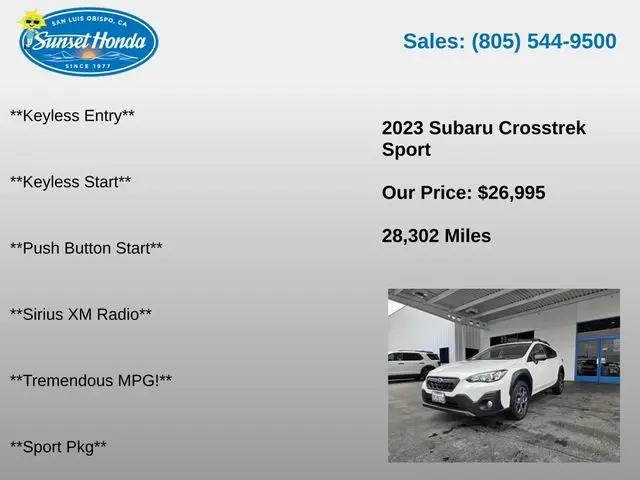 2023 Subaru Crosstrek Sport
