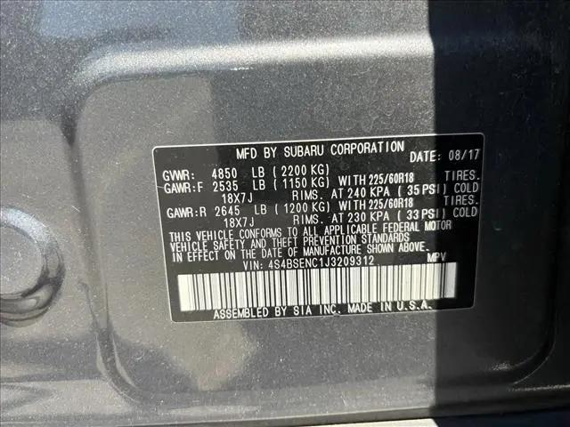 2018 Subaru Outback 3.6R Limited