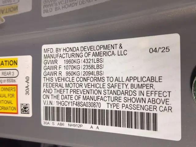 2025 Honda Accord Sedan SE