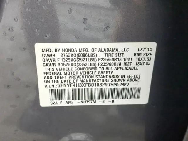 2015 Honda Pilot SE