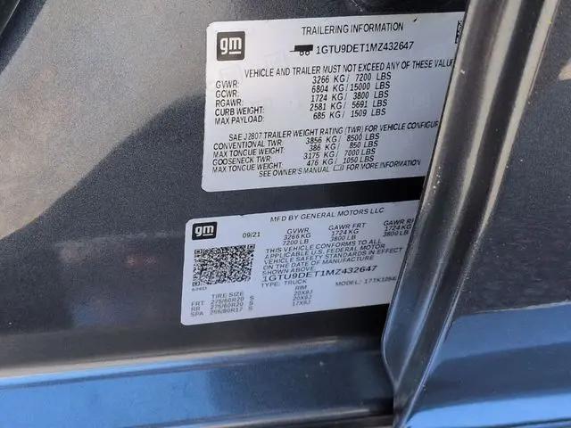 2021 GMC Sierra 1500 4WD Crew Cab Short Box SLT
