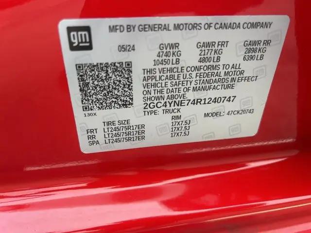 2024 Chevrolet Silverado 2500HD 4WD Crew Cab Standard Bed LT