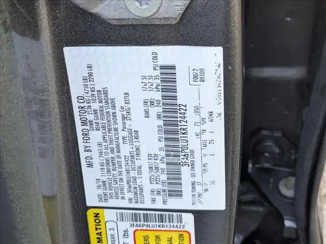 2019 Ford Fusion Hybrid SE