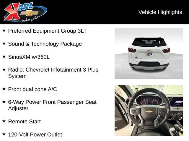 2022 Chevrolet Blazer AWD 3LT