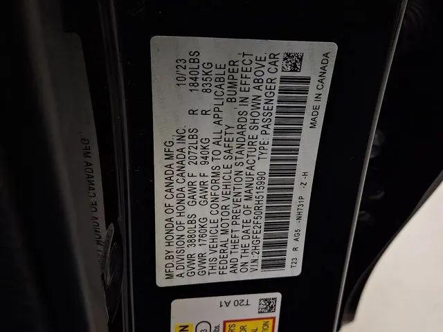 2024 Honda Civic Sport