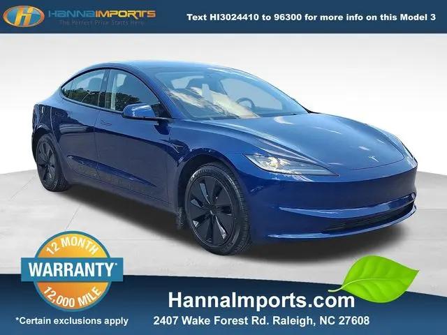 2024 Tesla Model 3 Long Range Dual Motor All-Wheel Drive for sale in Raleigh, NC
