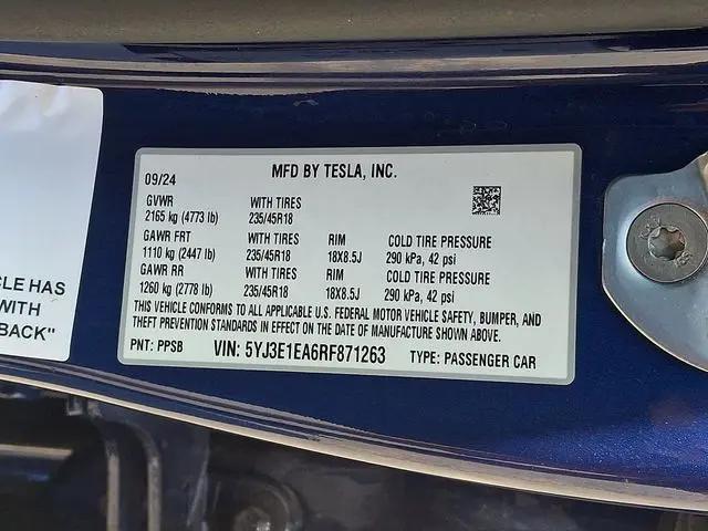 2024 Tesla Model 3 Long Range Dual Motor All-Wheel Drive