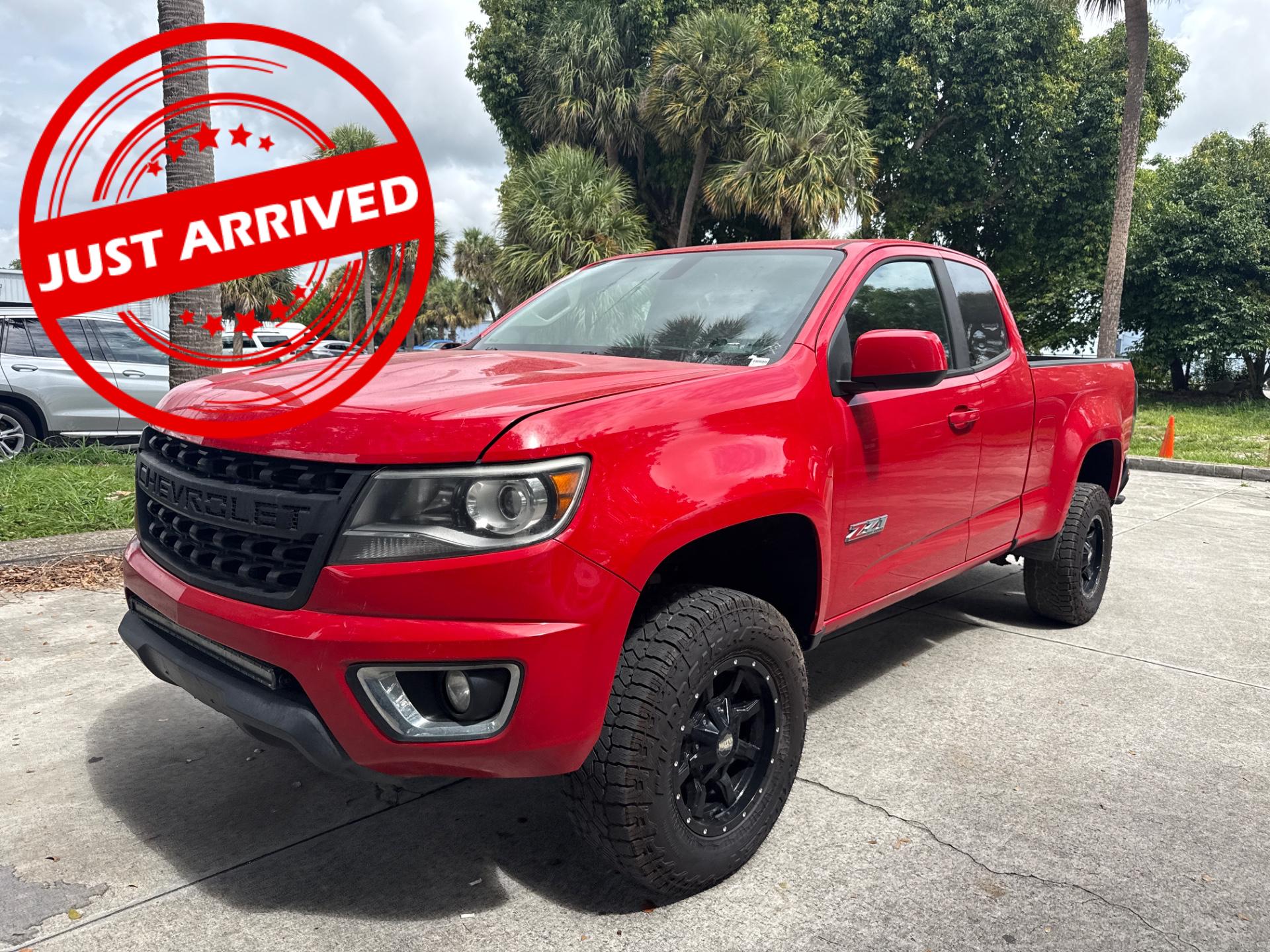 Red Hot 2018 Chevrolet Colorado Z71 Extended Cab LB 4WD Pickup Truck Four-Wheel Drive Automatic