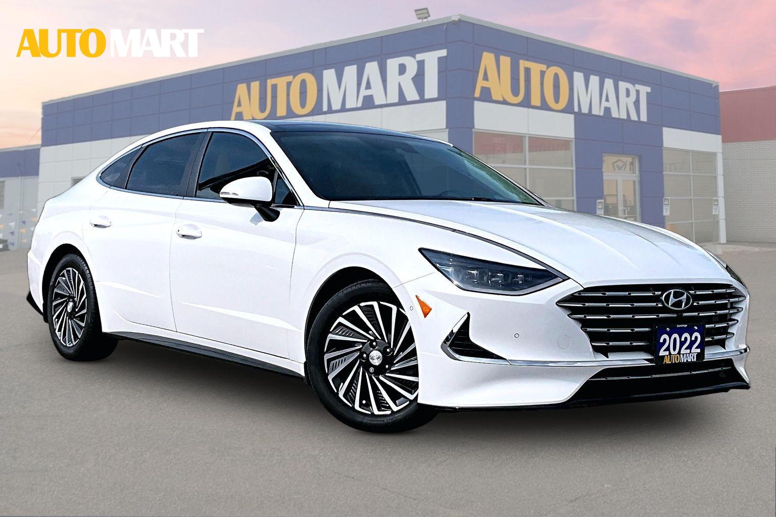Hyper White 2022 Hyundai Sonata Hybrid Ultimate FWD Sedan Automatic