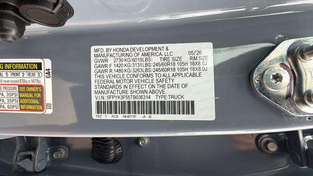 2026 Honda Ridgeline RTL