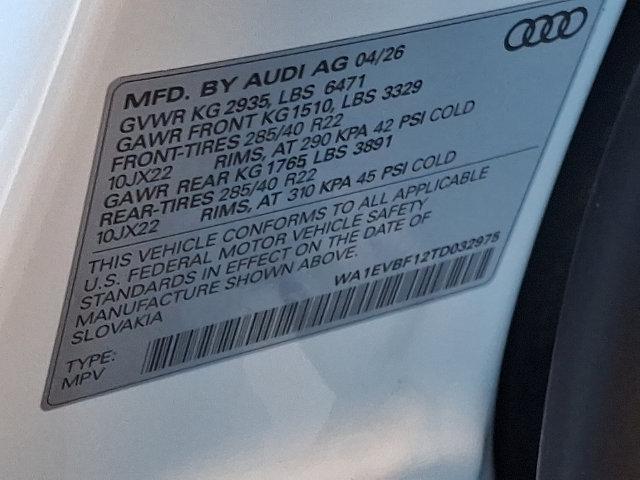 2026 Audi Q8 Premium Plus 55 TFSI quattro Tiptronic