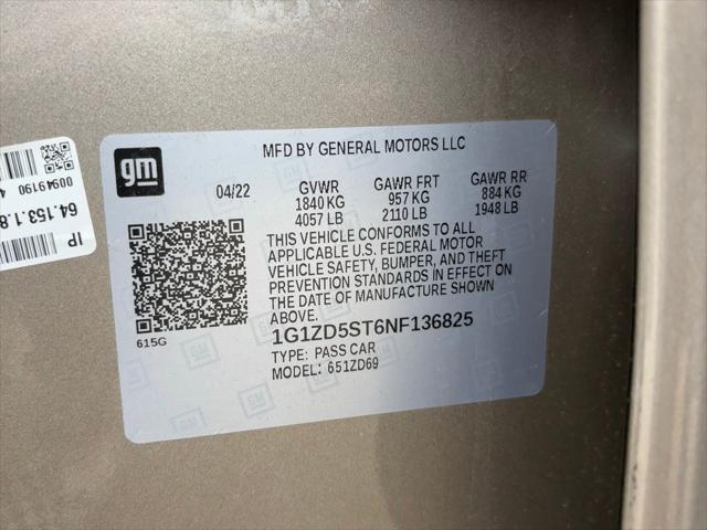 2022 Chevrolet Malibu FWD LT