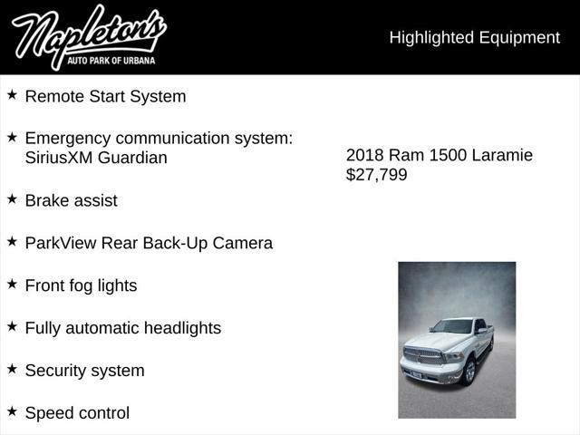 2018 Ram 1500 Laramie Crew Cab 4x4 5'7" Box