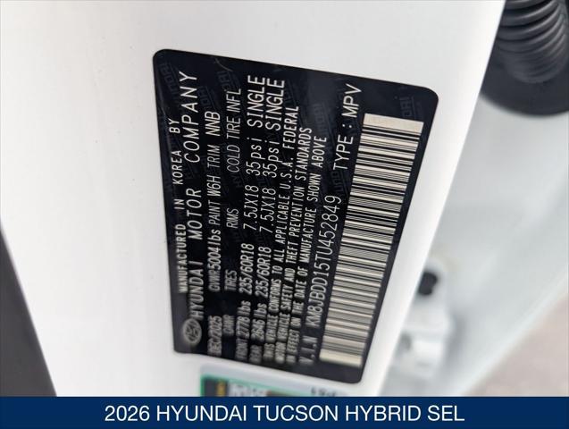 2026 Hyundai Tucson Hybrid SEL