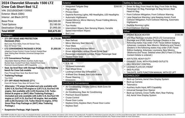 2024 Chevrolet Silverado 1500 4WD Crew Cab Short Bed LTZ