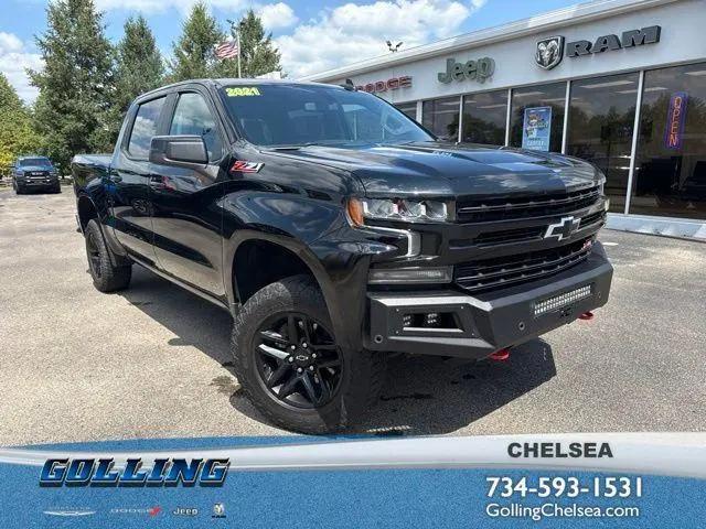 2021 Chevrolet Silverado 1500 4WD Crew Cab Short Bed LT Trail Boss for sale in Chelsea, MI