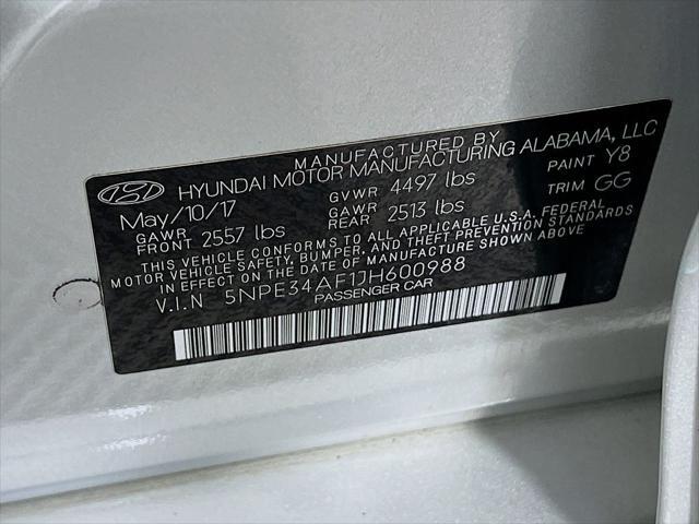 2018 Hyundai Sonata SEL