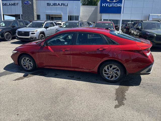 2025 Hyundai Elantra Hybrid Blue