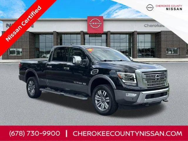 2024 Nissan Titan XD Crew Cab Platinum Reserve 4x4 for sale in Holly Springs, GA