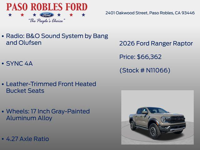 2026 Ford Ranger Raptor