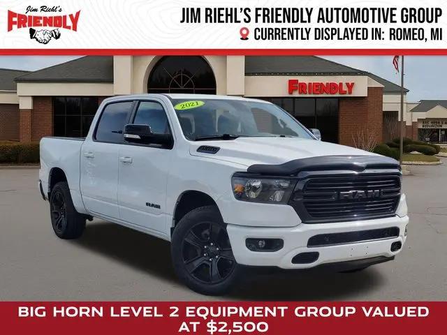 2021 Ram 1500 Big Horn Crew Cab 4x4 57 Box for sale in Washington, MI