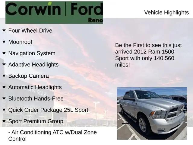 2012 Ram 1500 Sport
