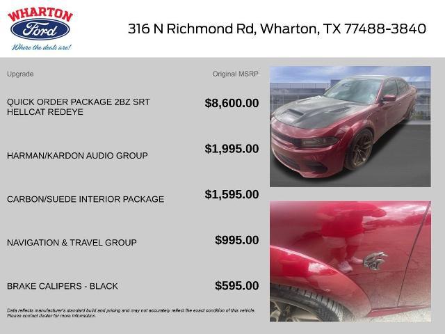 2021 Dodge Charger SRT Hellcat Redeye Widebody RWD