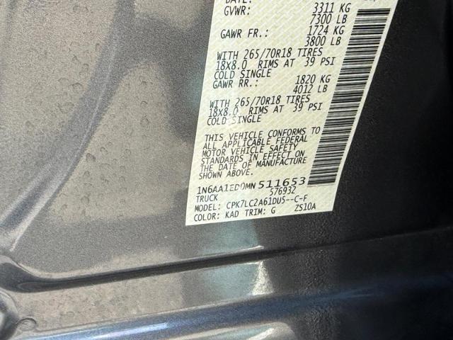 2021 Nissan Titan Crew Cab SV 4x4