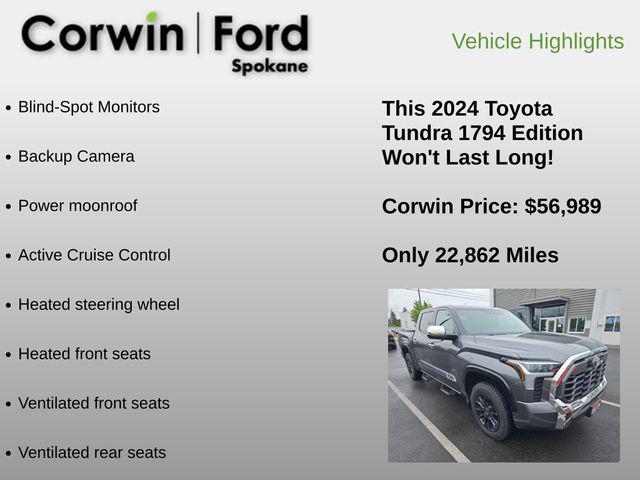 2024 Toyota Tundra 1794 Edition