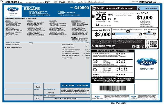 2015 Ford Escape Titanium