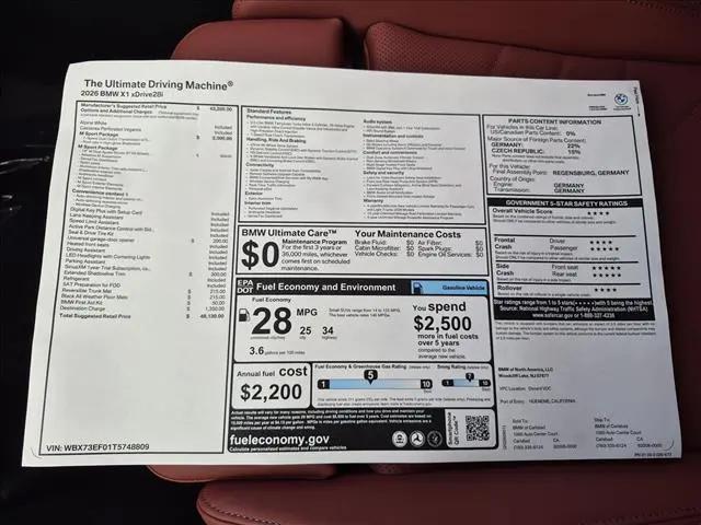 2026 BMW X1 xDrive28i