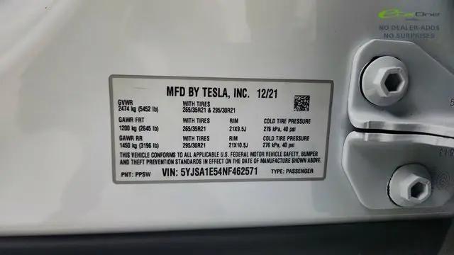 2022 Tesla Model S Dual Motor All-Wheel Drive