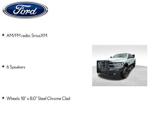 2018 Ram 2500 SLT Crew Cab 4x4 6'4" Box