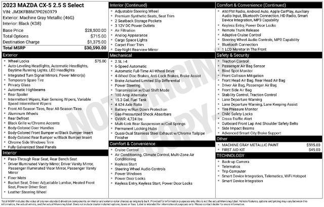 2023 Mazda CX-5 2.5 S Select