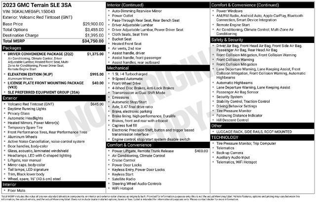 2023 GMC Terrain FWD SLE
