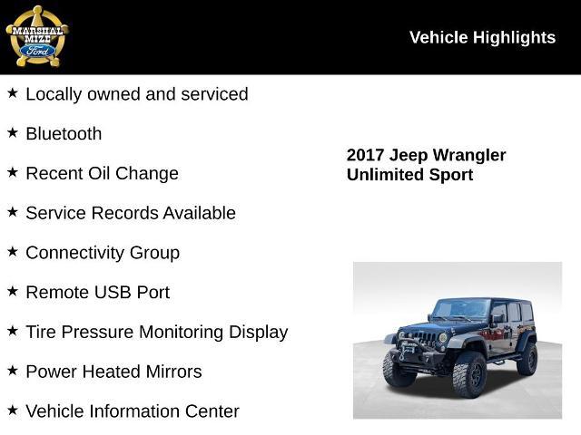 2017 Jeep Wrangler Unlimited Sport 4x4