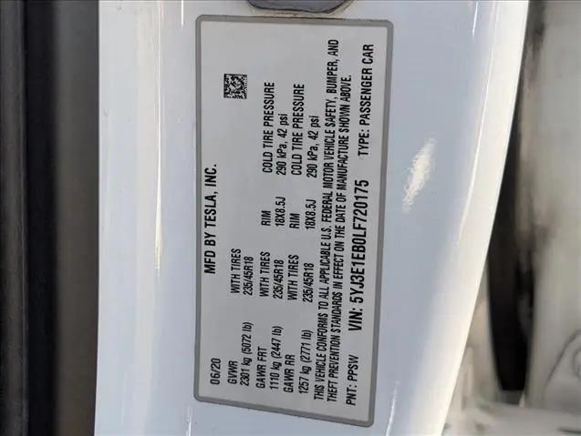 2020 Tesla Model 3 Long Range Dual Motor All-Wheel Drive