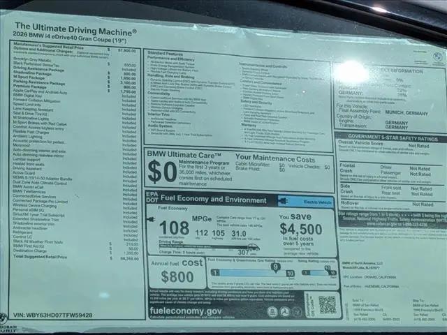 2026 BMW i4 eDrive40