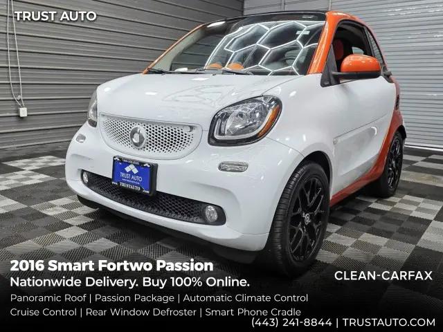 2016 smart fortwo passion for sale in Sykesville, MD