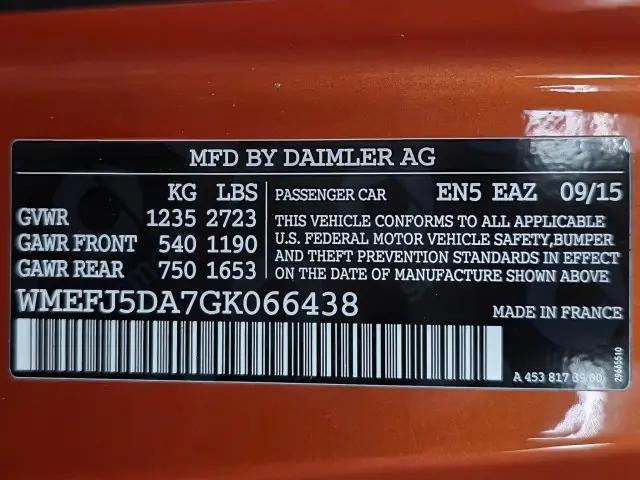 2016 smart fortwo passion