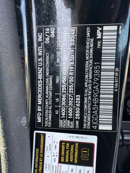 2016 Mercedes-Benz GLE GLE 350 4MATIC