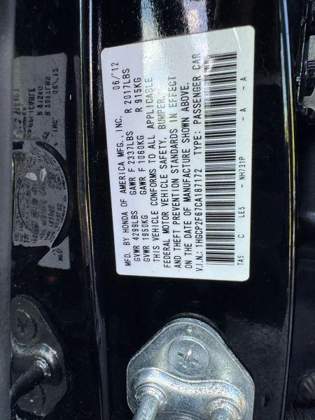 2012 Honda Accord 2.4 SE