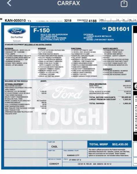 2012 Ford F-150 King Ranch