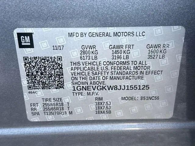 2018 Chevrolet Traverse 1LT