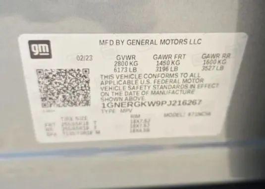 2023 Chevrolet Traverse FWD LT Cloth
